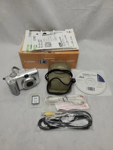 Canon PowerShot A610 Kamera 5.0MP Flip Screen getestet funktioniert - Bild 1 von 9
