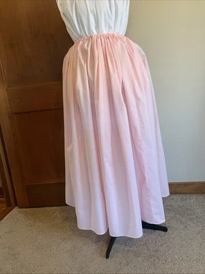 Outlander Skirt.Drawstring , One Size. 100% Cotton. Colonial, Pioneer, Petticoat - Image 1 of 4