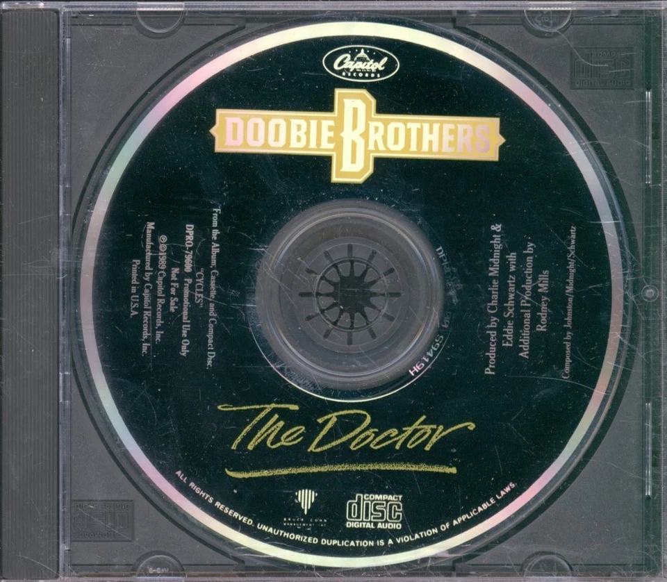 Doobie Brothers Doctor CD USA Capitol 1989 1 X Promo CD In Jewel Case Ohne - Bild 1 von 1