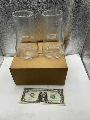 Lot of 4 - Vintage 7 UP Glass Tumbler The Uncola Upside Down 6" - NEW - Image 1 of 4