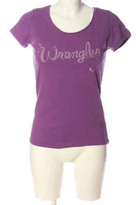 WRANGLER Camiseta estampada Mujeres Camisa Talla EU 38 lila-blanco puro - Imagen 1 de 4