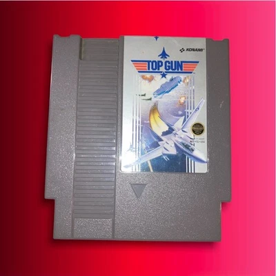 VIDEO GAME NES Top Gun (1985) Cartridge Only (Acceptable Condition) #3 Nintendo - Image 1 of 2