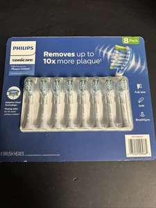 Philips Sonicare C3 Premium Control de placa 8 cabezales de cepillo de repuesto paquete de 8 - Imagen 1 de 2