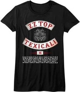 ZZ Top Texicali 16 Women's Fitted T Shirt Rock Music Tour Merch - Picture 1 of 3