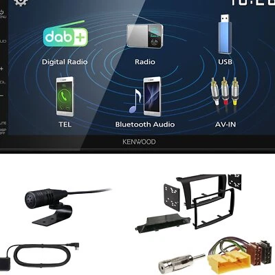 Kenwood 2DIN DAB+ Autoradio für Mazda 3 2003-2009 schwarz - Bild 1 von 4