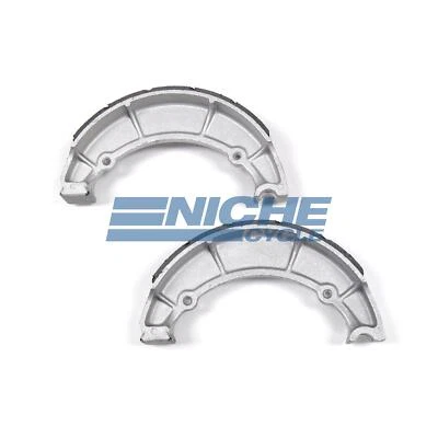 Zapatas de freno traseras ranuradas para Yamaha XVS 650 V-Star / Drag Star Classic 98-10 Foto 1 de 2