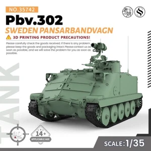 SSMODEL SS35742 1/35 Kit Modelo Militar Suecia Pansarbandvagn Pbv.302 GUERRA WoT - Imagen 1 de 5