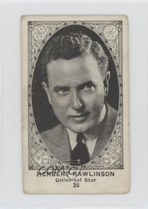 1921 American Caramel Movie Actors and Actresses 120 Back Herbert Rawlinson 0b0