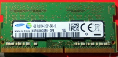 Samsung 4GB 1Rx8 PC4-2133P SODIMM  M471A5143DB0-CPB Laptop / Notebook Memory RAM - Image 1 of 2