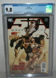 52 Week #12 CGC 9.8 NM 1st Appearance Second Isis Becomes Black Adam's Wife - Picture 1 of 5