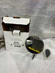 1954-1956 Oldsmobile 88 98 Starfire Super Chrome Side View Mirror (either side A - Picture 1 of 5