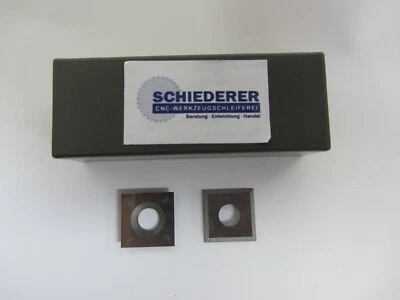 CNC-SCHIEDERER 10x HM-Vorschneider Wendemesser 15x15x2,5mm Z4 30° Made in Germany