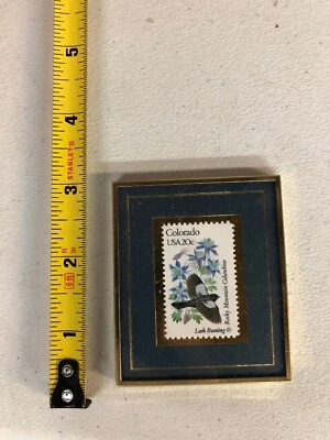 COLLINS HAND PAINTED FIRST DAY COVER FDC 1982 STATE BIRDS AND FLOWERS COLORADO. - Image 1 of 2