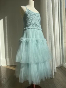 NEW MOON tutu du monde dress size 10-11- new with tags seafoam color tulle - Picture 1 of 8