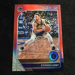 Panini NBA Hoops Premium Stock 2019-20 rojo Prizm #59 Stephen Curry GS Warriors - Imagen 1 de 2