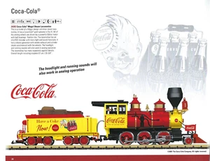 LGB Coca-Cola 12-Page Brochure  sosTrains Catalog SOS - Picture 1 of 1