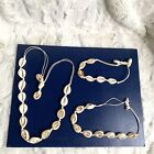 Adjustable Natural Cowrie Sea Shell Rope Choker Necklace - Bracelet - Anklet Set