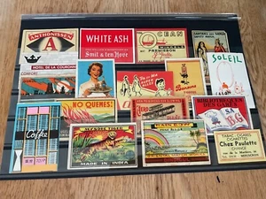 Collectable mixed Match Box Labels B261 - Picture 1 of 2