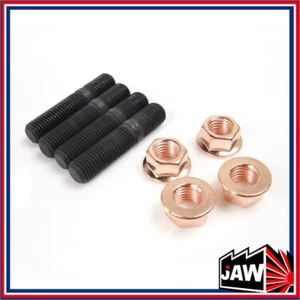 4 Sets M10x1.25 Stud 47.5mm & Nut Subaru VF22 VF30 VF34 / TD04L TD05H TD06 Turbo - Picture 1 of 2
