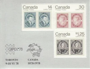 Canada Stamp #756a - Capex '78 (1978) $1.69 Souvenir sheet of 3 - Picture 1 of 1
