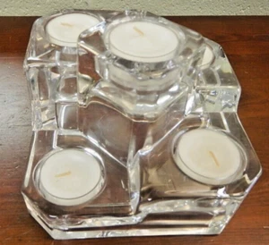 Partylite Five Tier Crystal Castle Candle Holder Vintage Germany - Picture 1 of 8