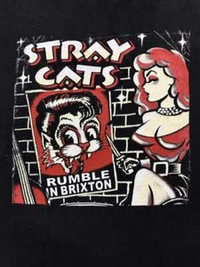 Vintage Stray Cats Band T-Shirt Kurzarm Baumwolle alle Größen S bis 5XL CB186 - Bild 1 von 4