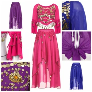 Womens Outfit Irregular Hem Suits Carnival Dress Halloween Dancewear 2-Piece - Picture 1 of 46