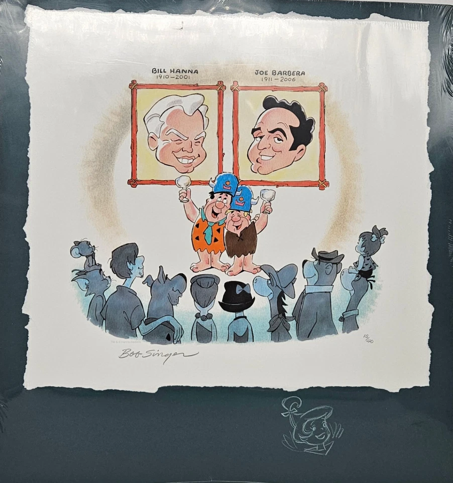 Hanna/Barbera Tribute Giclee On Paper Signed+Remarked by Bob Singer-Judy Jetson - Image 1 of 1