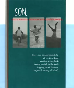 Happy Birthday Son So Good Proud Many Memories Of You Hallmark Greeting Card - Picture 1 of 3