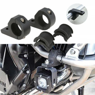 Soporte de abrazadera de tubo para motocicleta ATV soporte de abrazadera de barra de toro soporte de montaje de luz Foto 1 de 4