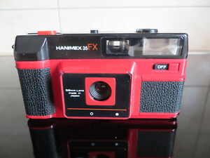 HANIMEX 35FX  Kamera Rot/Schwarz mit Tasche top Zustand