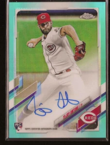 2021 Topps Chrome Tejay Antone /199 RC Autographs Aqua Refractor Auto - Picture 1 of 2