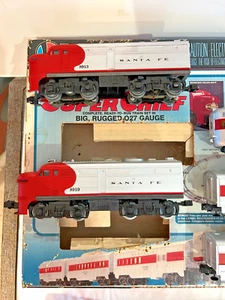 LIONEL 6-11739 #1 SANTA FE SUPER CHEIF AA ALCO 3-PASS.CAR  SET LK/N-OB - Picture 1 of 11