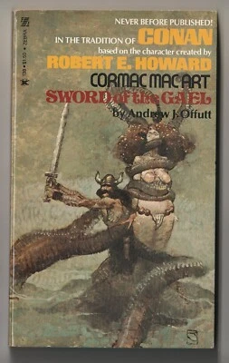Cormac Mac Art- Sword of the Gael by Andrew Offutt (1976,Zebra) pb 1st INSCRIBED - Image 1 of 3