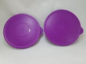 Neu Tupperware Lila Eis Prisma Müslischüssel Deckel 500 ml 2er Set 5752A - Bild 1 von 3