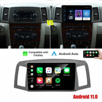 10.1" Android 11.0 Stereo Radio 2+32GB For Jeep Grand Cherokee 2004-2007 Carplay - Bild 1 von 4