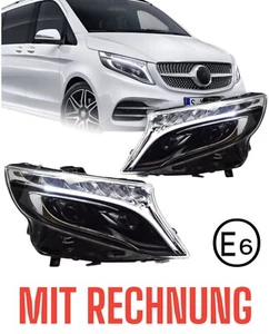 NEU Mercedes VITO W447 2016-2023 Scheinwerfer VOLL LED mit Zulassung Headlights - Bild 1 von 3