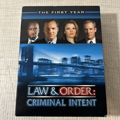 Law  Order: Criminal Intent - The First Year (DVD, 2003, 6-Disc Set) VGC - Image 1 of 4