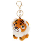  Cartoon Animal Keychain Rings Pendant Tiger Backpack Decoration Wallet