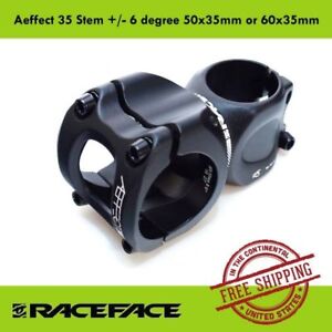 Race Face Aeffect 35 Stem +/- 6 degree 50x35mm or 60x35mm for MTB Downhill Bike