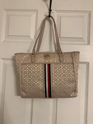 Nuevo con etiquetas Tommy Hilfiger Rosa Shopper Logo Rosa Claro Foto 1 de 4