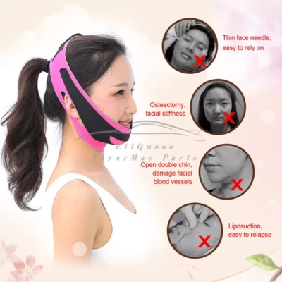 V-Line Face Slimming Mask Chin Lift Up Cheek Belt Face Slim Strap Band New - Image 1 of 4