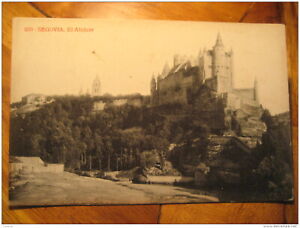 Segovia El Alcazar Castle Castilla Post Card Spanien