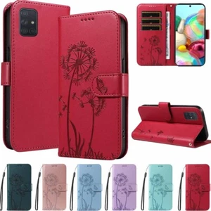 For Samsung A12 A52 A51 A71 A10 A50 Note9 Magnetic Fip Leather Wallet Case Cover - Picture 1 of 52