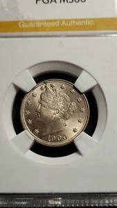 1900-P Liberty V Nickel - UPPER GRADE UNC - HARD TO FIND THIS NICE - Picture 1 of 3