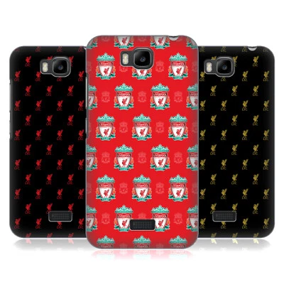 LIVERPOOL FC LFC CREST & LIVER BIRD PATTERNS HARD BACK CASE FOR HUAWEI PHONES 2 - Image 1 of 4