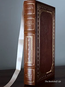 Franklin Library Twelve Illustrious Lives FINE Plutarch Leather Greek Classic - Picture 1 of 15
