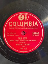 MEMPHIS MINNIE AND SON JOE Columbia 36895 78rpm (Blues/1945) VIDEO