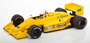 Lotus Honda 99T #11 Monaco Gp 1987 Nakajima MINICHAMPS 110870091 1/18 Camel - Picture 1 of 5