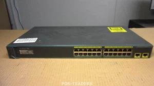 Cisco WS-C2960-24TT-L V02 Catalyst 2960 24-Port 10/100 + 2x 1000 Switch EXCL RM - Afbeelding 1 van 3